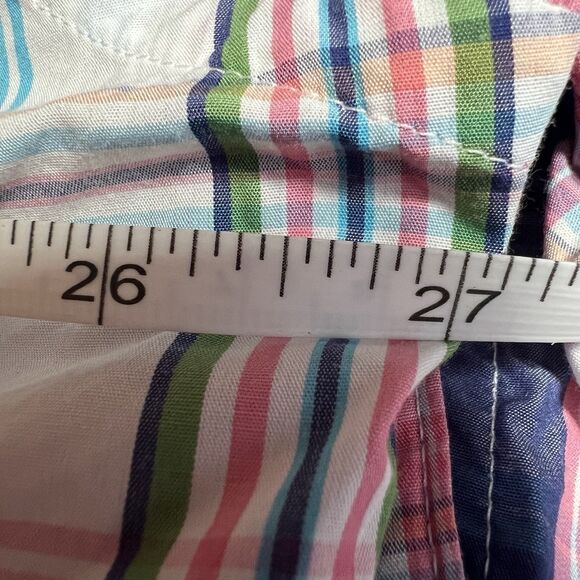 Peter Millar Shirt Blue Plaid Long Sleeve Button Down Casual Preppy Men’s XXL - Picture 3 of 4